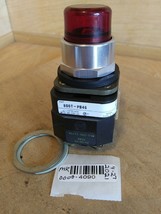 Allen Bradley 800T-PB46 Push Button.  Red Lens Illuminated - $38.42