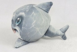Fur Balls Great White Shark ~ Cuddly Round Plush Pets, 3D Graphics, Style #13 - £5.38 GBP