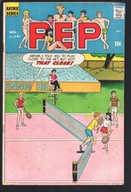 Pep Comics #247 197- Archie-tennis game cover- Betty &amp; Veronica-fashion ... - £23.26 GBP