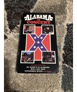 Alabama in Concert (VHS, 1991, Collector’s Edition) No Stickers Rebel Co... - $9.99