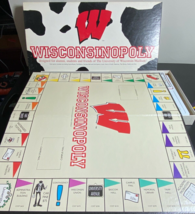 Badger University of Wisconsin Wisconsinopoly Board Game Complete Bucky  - $9.90