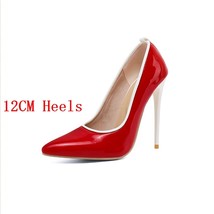 12cm Shallow Thin High Heels Dress Party Office Lady&#39;s Pumps Pointed Toe Summer  - £58.03 GBP
