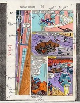 Original 1986 Captain America 316 color guide art page: Marvel Avengers ... - £50.54 GBP