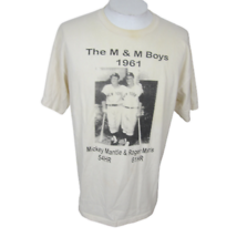 Delta Pro Weights t shirt XL Baseball Mickey Mantel Roger Marris 1961 season - £18.19 GBP
