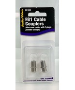 ARISTA 58-5635 F81 Cable Couplers (Pair)~Join 2 Male Terminated Coaxial ... - £5.54 GBP