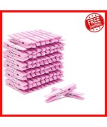 Charming Pink Wooden Clothespins - 100 Count for Decorating and Organizing - $537.71 MXN