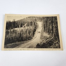 Postcard Alaska Highway Showing The Valley Filled To Reduce The Grade PE... - £3.92 GBP