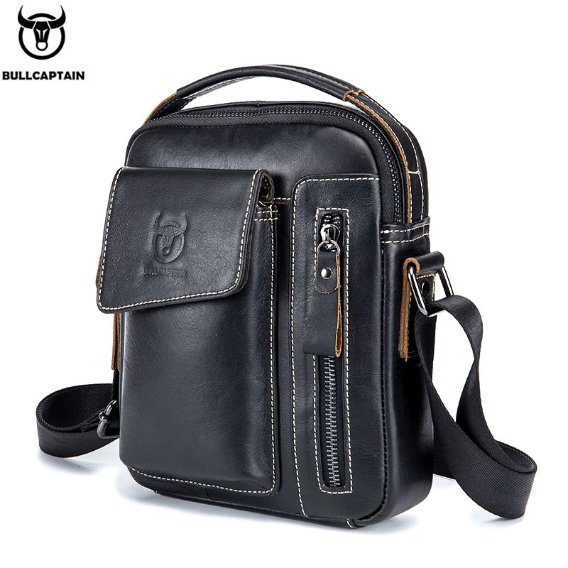 BULLCAPTAIN Casual Fashion Men&#39;s Messenger Bag&#39;s Business Portable Handb... - $73.21