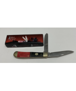 Steel Warrior Frost Cutlery Trapper Pocket Knife SW-108RBB KG - $301.07 MXN
