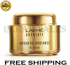  Lakme Argan Oil Radiance Oil-in-Gel | Moisturizer For Dry Skin Face Serum 50 g  - £26.27 GBP