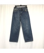 Girls USPA U.S. Polo Assn Skinny Denim Jeans Sz 12 (L) Big Yellow Logo Cute - €11,23 EUR