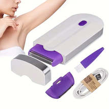 Portable USB Rechargeable Hair Removal Tool for Body and Face - $14.95
