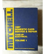 Mitchell 1987 Domestic Cars Service &amp; Repair Tune Up Electrical Volume 1... - £19.46 GBP