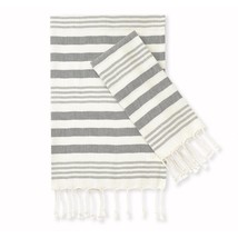 Hand Towels For Bathroom, Set Of 2 Decorative Hand Towels With Hanging Loop, 100 - £13.90 GBP