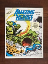 Amazing Heroes #1 - June 1981 - John Byrne, Archie Goodwin, Al Williamson &amp; More - £27.96 GBP