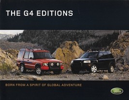 2004 Land Rover G4 EDITIONS brochure catalog folder US 04 Discovery Freelander - £9.99 GBP