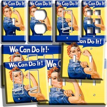 We Can Do It! Vintage Poster Rosie Riveter Light Switch Outlet Wall Hd Art Decor - £8.89 GBP+