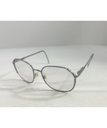 Vintage Maruice St Michaels Eyeglasses Italy Silver Tone 2120 0033 53-16... - $28.71