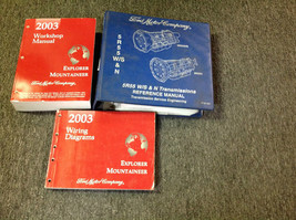 2003 Ford Explorer &amp; Mercury Mountaineer Service Shop Repair Manual Set W Trans - £237.26 GBP