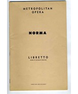 NORMA Metropolitan Opera Schirmer&#39;s Collection Opera Librettos Vincenzo ... - £19.58 GBP
