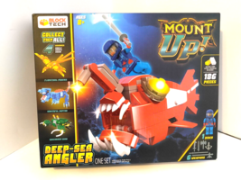 Block Tech Mount Up Deep-Sea Angler 186 pc Ninja Rider Battle Set - SEALED! - $24.22