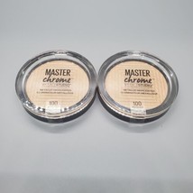 Lot of 2-Maybelline Master Chrome Metallic Highlighter #100 MOLTEN GOLD - $10.69