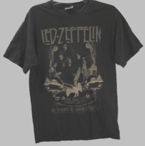 $15 Led Zeppelin Chicago Stadium 2007 Concert Hanes Black T-Shirt M - £14.41 GBP