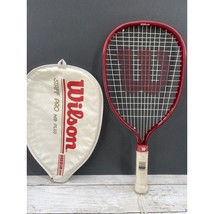 Vintage Wilson Staff Pro High Beam Series Red Racquet Racket XS T9126 W/Cover - £20.45 GBP