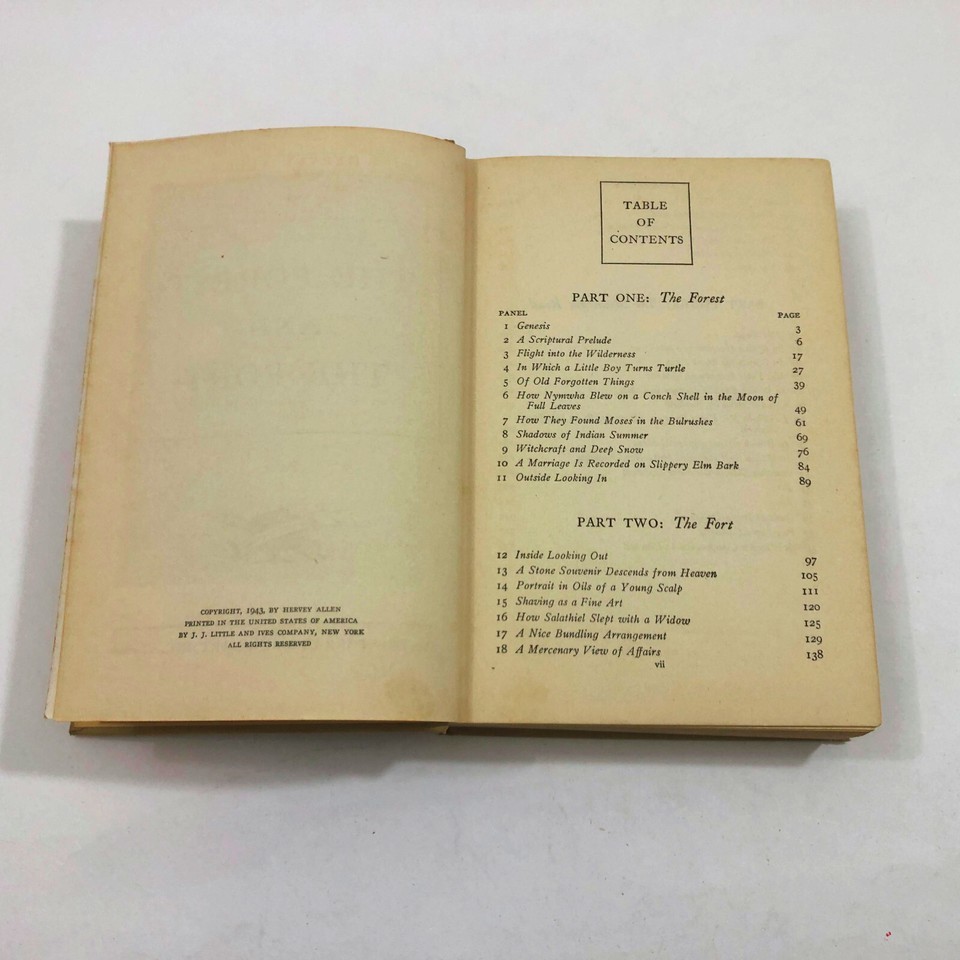 The Forest and the Fort by Hervey Allen 1943 1st Edition Hard Back Item image 8