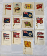 WORLD FLAG REFERENCE LOT ANTIQUE VINTAGE CLOTH TRAVEL COLLECTION HISTORY... - $34.25 CAD