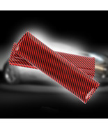 2Pcs Red Carbon Fiber Look Car Seat Belt Covers Shoulder Pad Universal Fit - £9.37 GBP