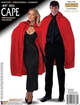 FORUM 45" RED POLYESTER CAPE  HALLOWEEN COSTUME ACCESSORY 51782 - $17.70