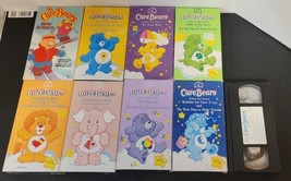 Lot of 9 The Care Bears VHS Children&#39;s Video Tapes Animated - £11.74 GBP