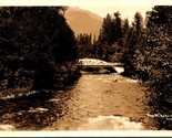 RPPC New Bridge Mckenzie River Martens River Oregon OR 1932 Postcard D8 - £10.04 GBP