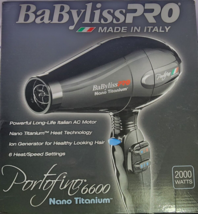 Babyliss Pro Nano Titanium Portofino 6600 Hair Dryer (BNT6610) - $148.49