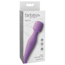 Pipedream Fantasy For Her Body Massage-Her Rechargeable Silicone Wand Vibrator P - £45.78 GBP