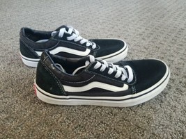 Vans Shoes Black Old Skool  Off The Wall Lace Ups Size 5 1/2 - £19.49 GBP
