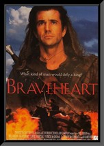 Braveheart Mel Gibson signed movie poster - £589.76 GBP