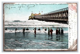 Nuovo Pier E Sole Pavilion Lungo Spiaggia Ca California 1906 DB Postcard... - £3.59 GBP