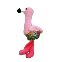 Bean Sprouts Pink Flamingo named Miami Bean Bag Plush 10&quot; NWT 32556 Ages 3+ - £5.59 GBP
