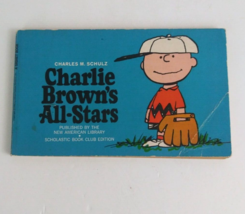 Vintage 1966 Charlie Brown&#39;s All-Stars Paperback Book By Charles M. Schulz - £7.65 GBP