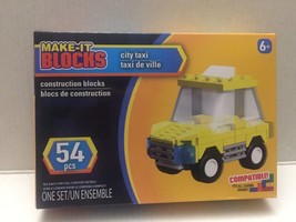 NEW Make It Blocks City Taxi - 54 pieces - £7.53 GBP