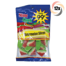 12x Bags Stone Creek Watermelon Flavored Slices Quality Candies | 2.75oz - £17.72 GBP