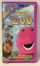 Barney VHS Tape Let’s Go To The Zoo Children’s Video  - £4.67 GBP