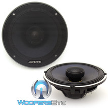 Alpine X-S65 6.5&quot; 330W Loud Type X Coaxial Carbon Graphite Tweeters Speakers New - £505.05 GBP