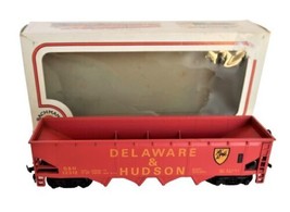 Vtg Bachman HO Scale Delaware &amp; Hudson 40 FT Quad Hopper in Original Box # 76036 - £15.72 GBP