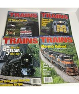 Trains Magazine Lot of 4 June 1996 1997 May October 1998 Railroading - $262.31 MXN