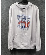 HAWAIIAN PUNCH Hoodie Mens Large White Graphic Front Drawstring Sweatshi... - £23.62 GBP