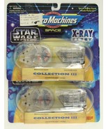 NOS Galoob Toy Lot Star Wars Micro Machines Space X-Ray Fleet Collection 3 - £13.35 GBP