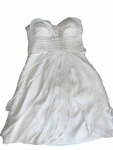Bill Levkoff Short Formal Dress Prom Bridesmaid Size 6 Beige - £19.26 GBP